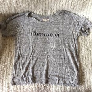 Madewell Comme Ci Comme Ca Linen T-Shirt